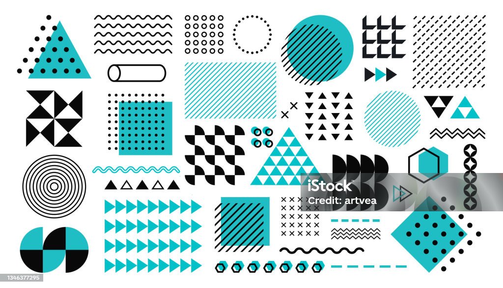 Abstract Shape Single Abstract Design Elements Stock Illustration - Download Image Now ...