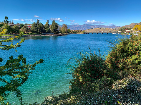 Sunny day at Lake Chelan, Washington