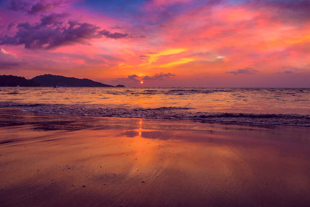 istock Sunset at Patong beach 1346392169
