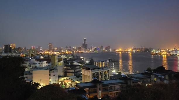 istock Kaohsiung at dusk 1346407022