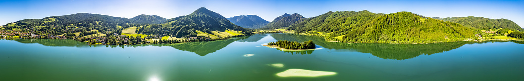 lake schliersee in bavaria - germany