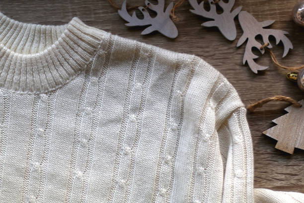 istock Sweater and Christmas Decorations 1346409534