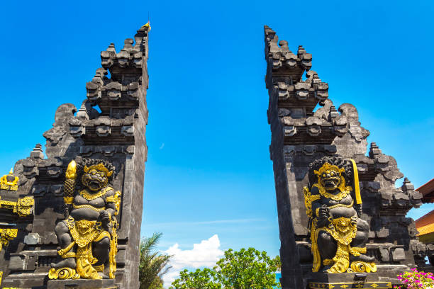 istock Tanah Lot temple Gates on Bali 1346417330