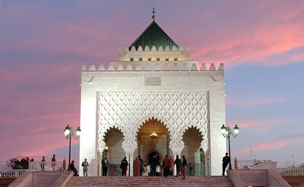 モロッコのラバトにあるムハンマド5世の霊廟 - rabat ストックフォトと画像