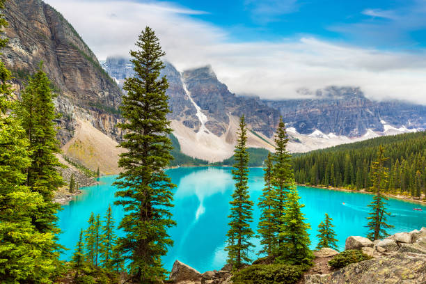 istock Lake Moraine, Banff National Park 1346432326