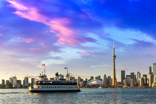 istock Toronto and CN Tower at sunset 1346432561