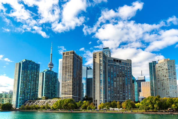 istock Toronto skyline in a sunny day 1346432620