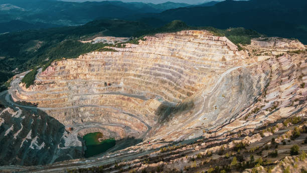 istock Aerial View of Copper Mine 1346444605