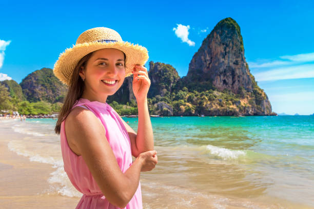 istock Woman at Railay Beach 1346455835