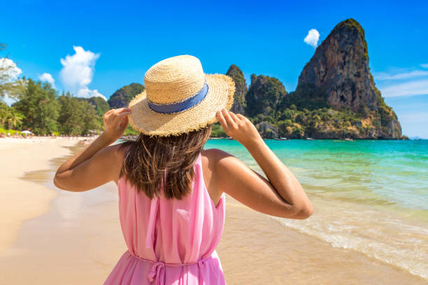 istock Woman at Railay Beach 1346455917
