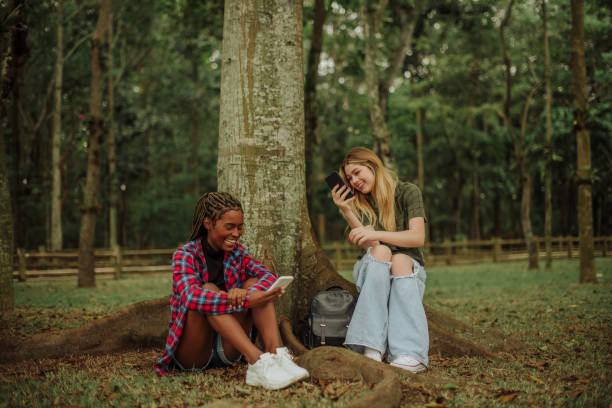 istock friends enjoying a day at the park 1346456644
