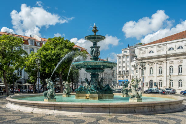 istock Rossio Square, Lisbon, Portugal 1346464055