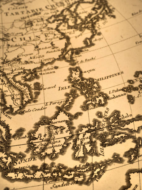 istock Antique world map, Southeast Asia 1346468502
