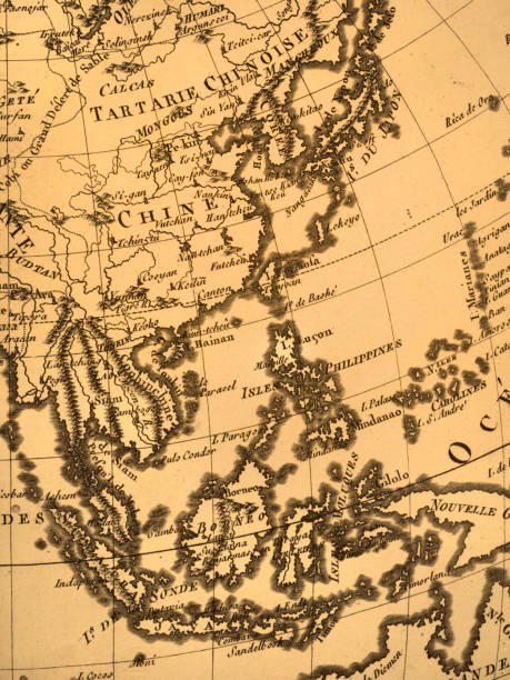 istock Antique world map, Southeast Asia 1346468521