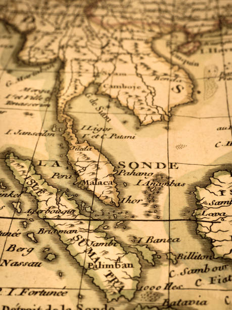 istock Antique world map, Southeast Asia 1346468539