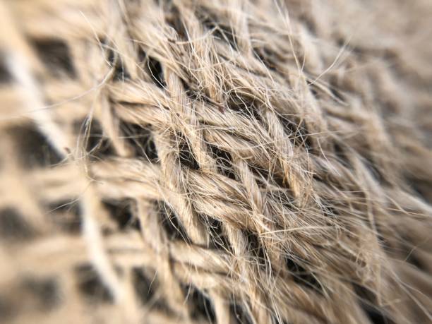 istock Texture of a canvas bag in macro 1346473967