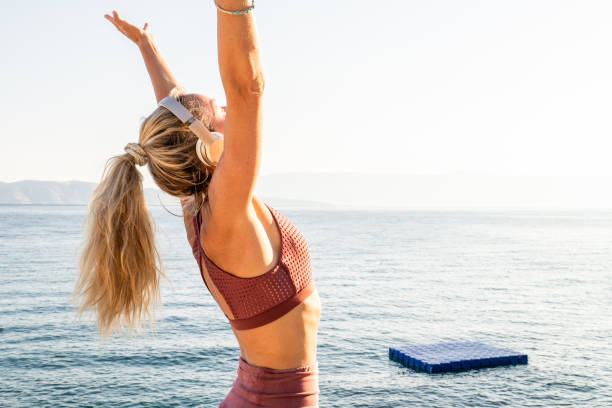 istock Morning stretching, healthy body routine 1346482423