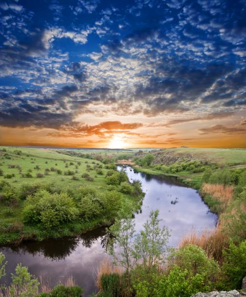 istock beautiful river at the evening 1346495684