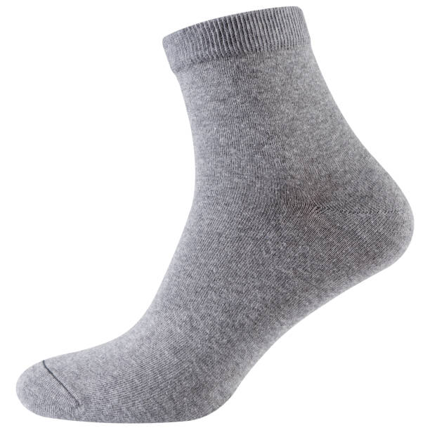 istock high light gray voluminous sock, on a white background 1346497942