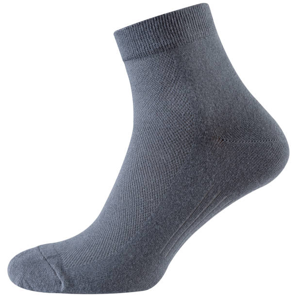 istock gray bulky sock with mesh fabric, on a white background 1346497943