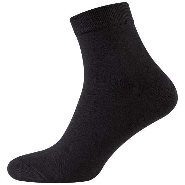 istock black classic voluminous sock, on a white background 1346498890