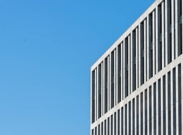 istock Low Angle View Of Building Against Clear Blue Sky 1346502193