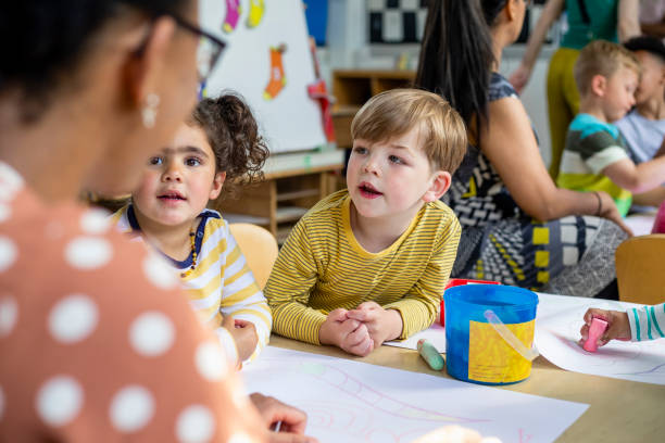 istock Children at Preschool 1346504181