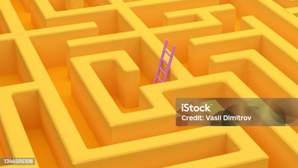 The End Is Near Stock Photo - Download Image Now - Solution, Maze, Footpath