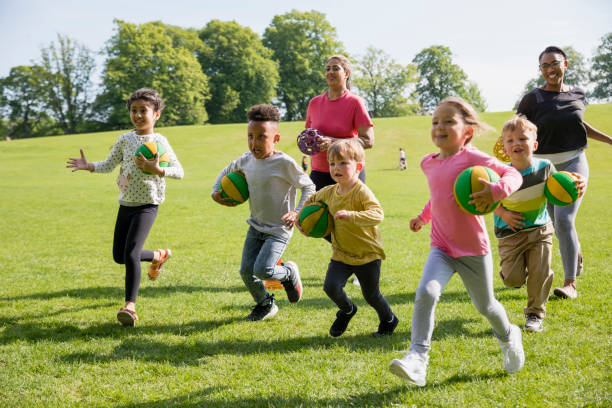 Children Having Fun with Sport