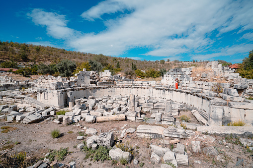 Patara is an ancient city located on the west coast of Lycia, today the town of Kalkan in Antalya. It was once a leading city in the Lycian League along with Xanthos and Letoon.
