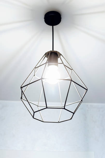 istock Modern high-tech luminaire. The concept of a modern interior. 1346512168