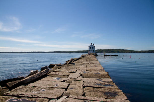 istock A Classic Lake Lighthouse On A Beautiful Day In the USA 1346516406