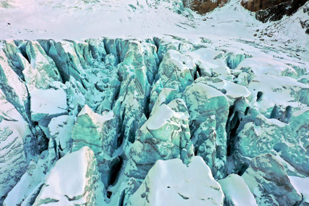 istock Glacier with huge crevasses 1346519174