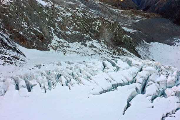istock Glacier with huge crevasses 1346519261