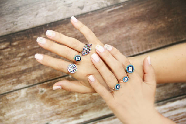 istock womens jewelry gold ring with gemstone 1346523169