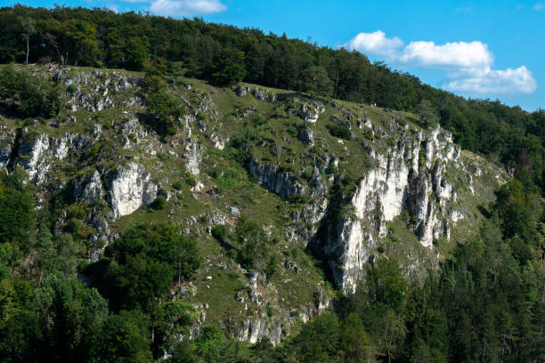 istock Rock and meadow landscape 1346524399