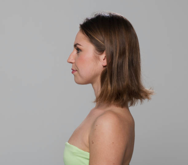 istock Profile of beautiful young woman 1346524495