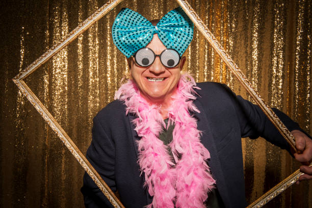 istock Mature man enjoying party 1346531546