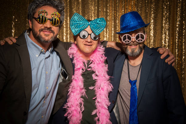 istock Male friends enjoying party 1346531562