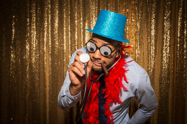 istock Close-up of man enjoying party 1346531574