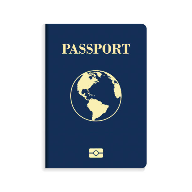 istock International biometric blue passport isolated on white background 1346531659