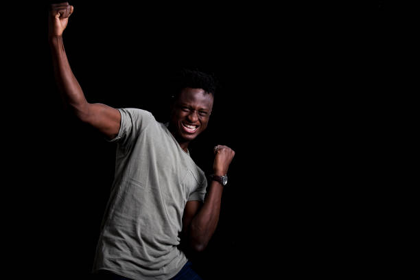 istock Close-up of cheerful young man 1346531777