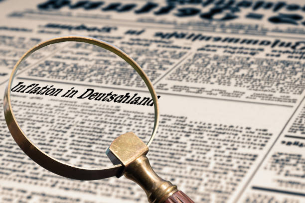 istock A newspaper and headline Inflation in Germany 1346535859