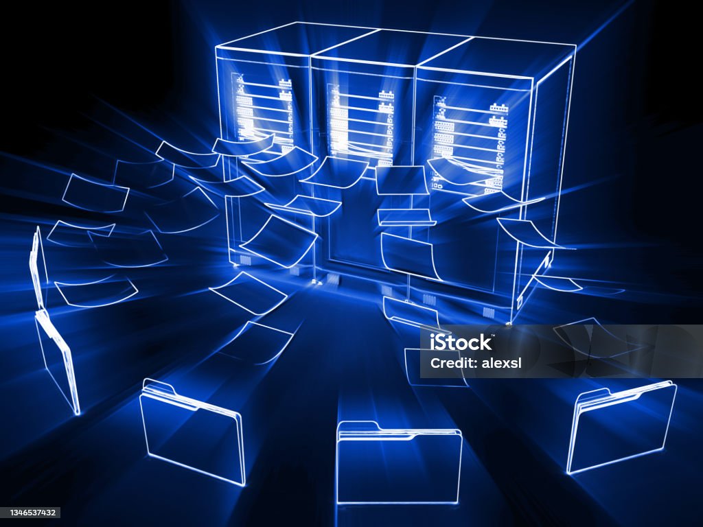 Network Secure File Folder File Folder Big Data Internet Network Security Stock Photo - Download ...