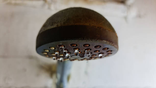 istock The Water scarcity. Old shower. Water supply problems. 1346538841