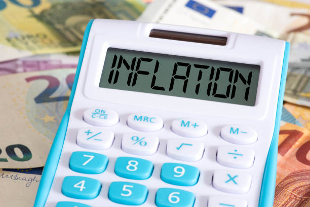istock A calculator, euro banknotes and inflation 1346539665
