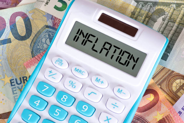 istock A calculator, euro banknotes and inflation 1346539685