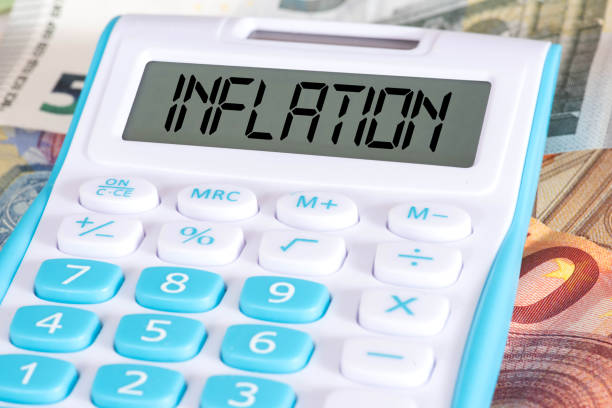 istock A calculator, euro banknotes and inflation 1346540204