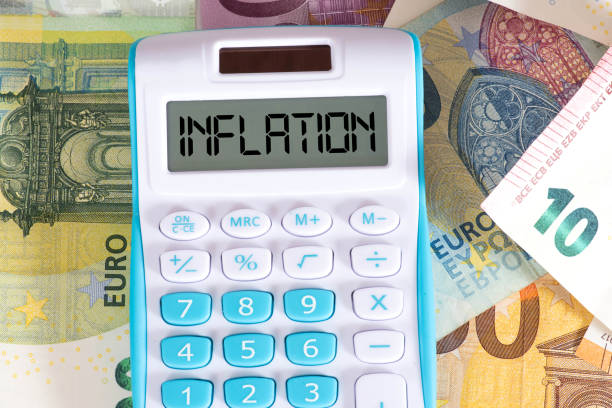 istock A calculator, euro banknotes and inflation 1346540226