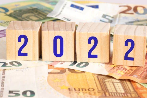 istock Euro banknotes and the year 2022 1346542208